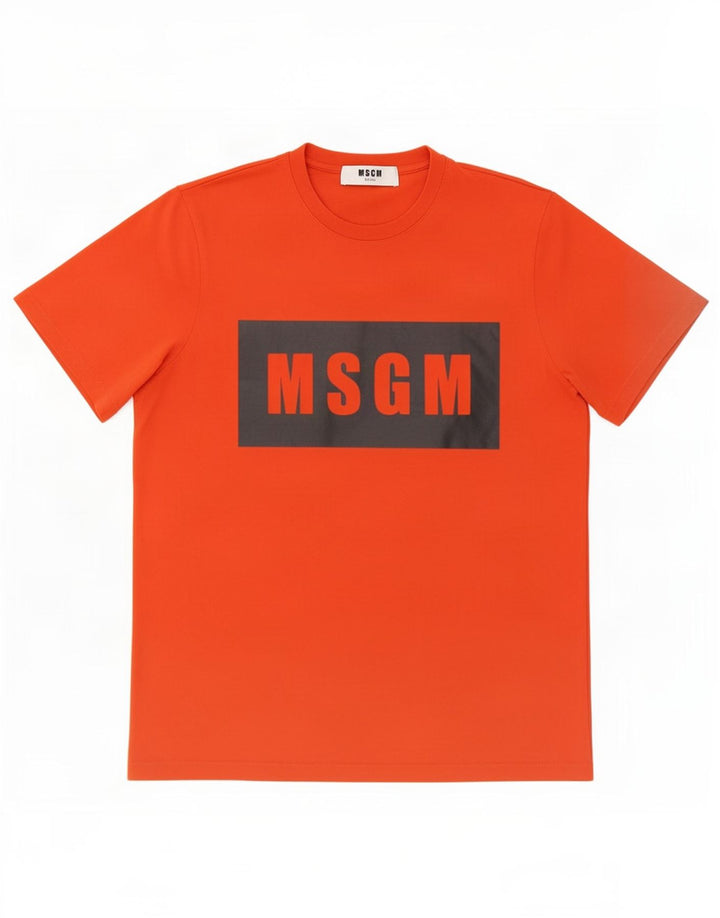 MSGM tricou grafic pentru bărbați Top mic bumbac roșu