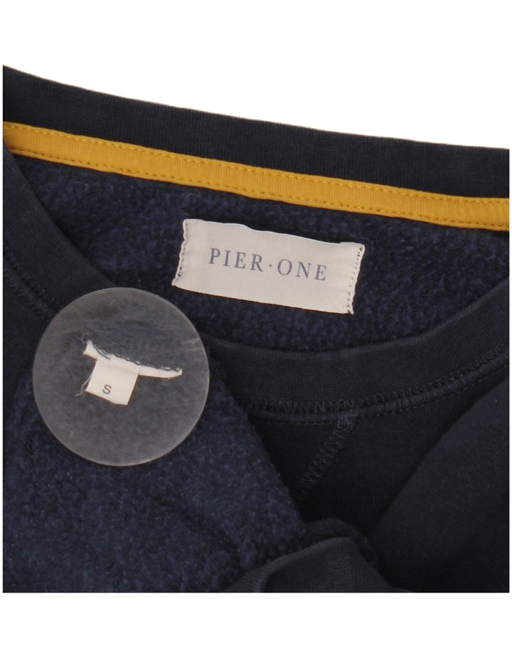 Pulover pentru bărbați Pier One Pulover Mic Bleumarin