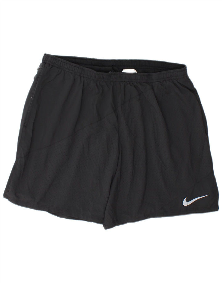 Pantaloni scurți sport Nike Dri Fit pentru bărbați XL, poliester negru