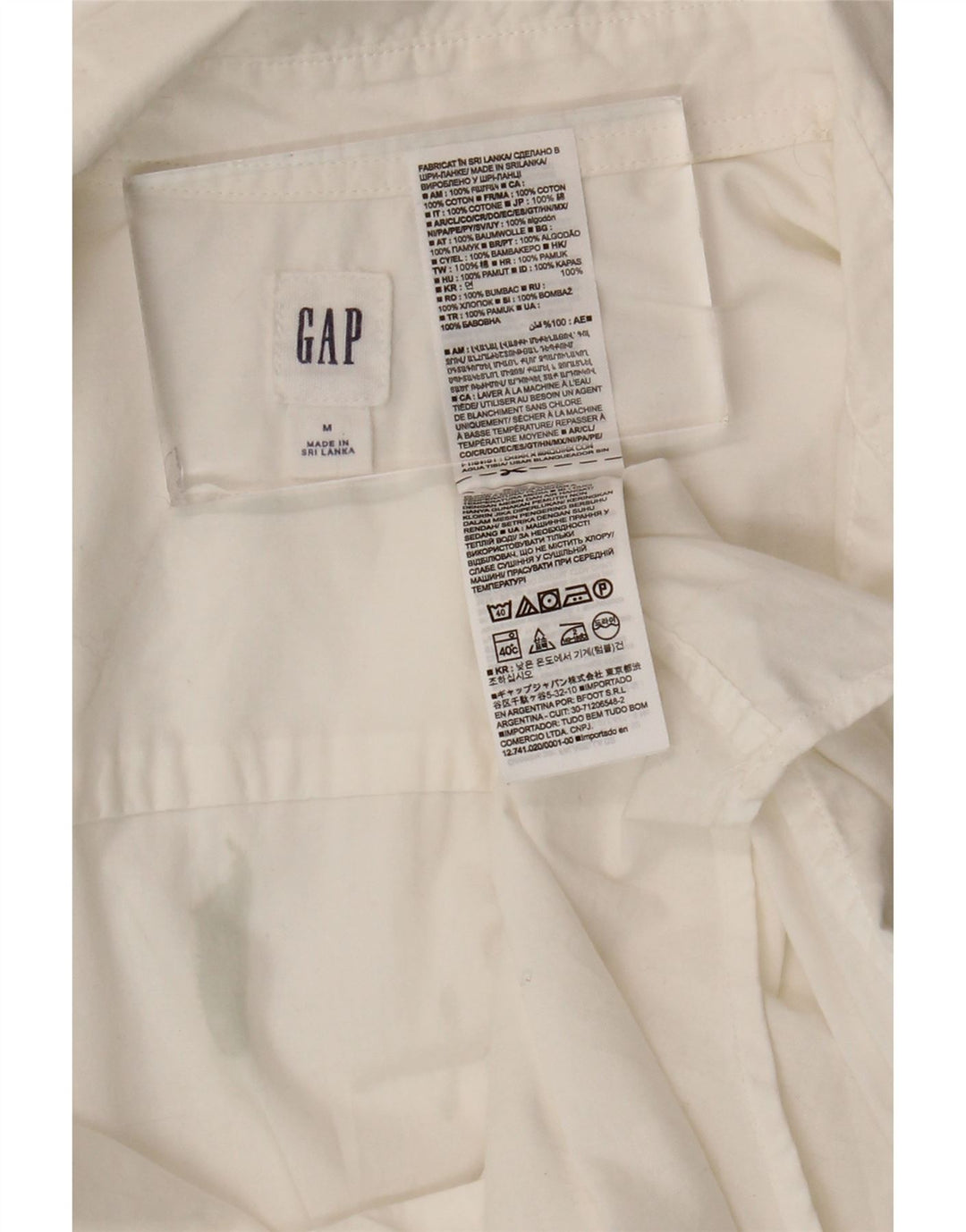 Cămașă pentru femei Gap UK 14 Medium White