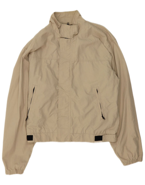 Alberto Aspesi Bomber Jacket pentru bărbați UK 38 Medium Beige Bumbac