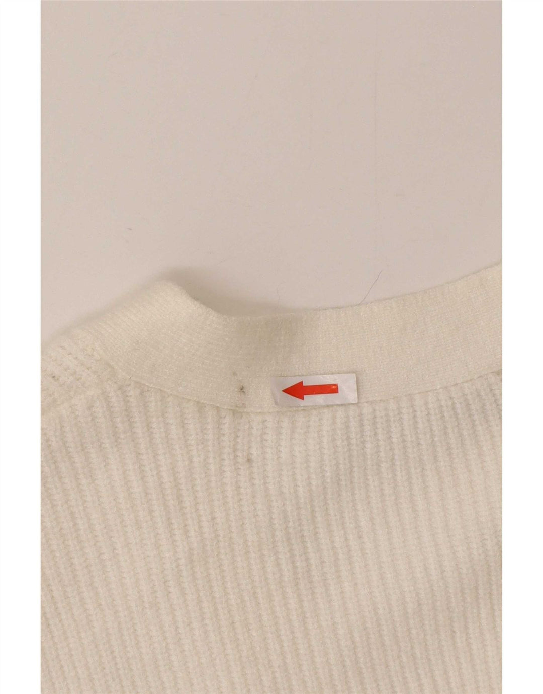 Pulover cardigan pentru femei Zara UK 12 Medium White Viscose