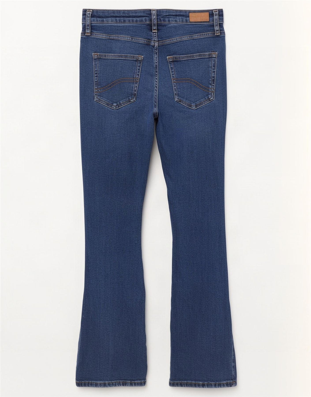 Fat Face Blugi Brooke Bootcut pentru femei UK 12 Medium W28 L29 Blue Cotton
