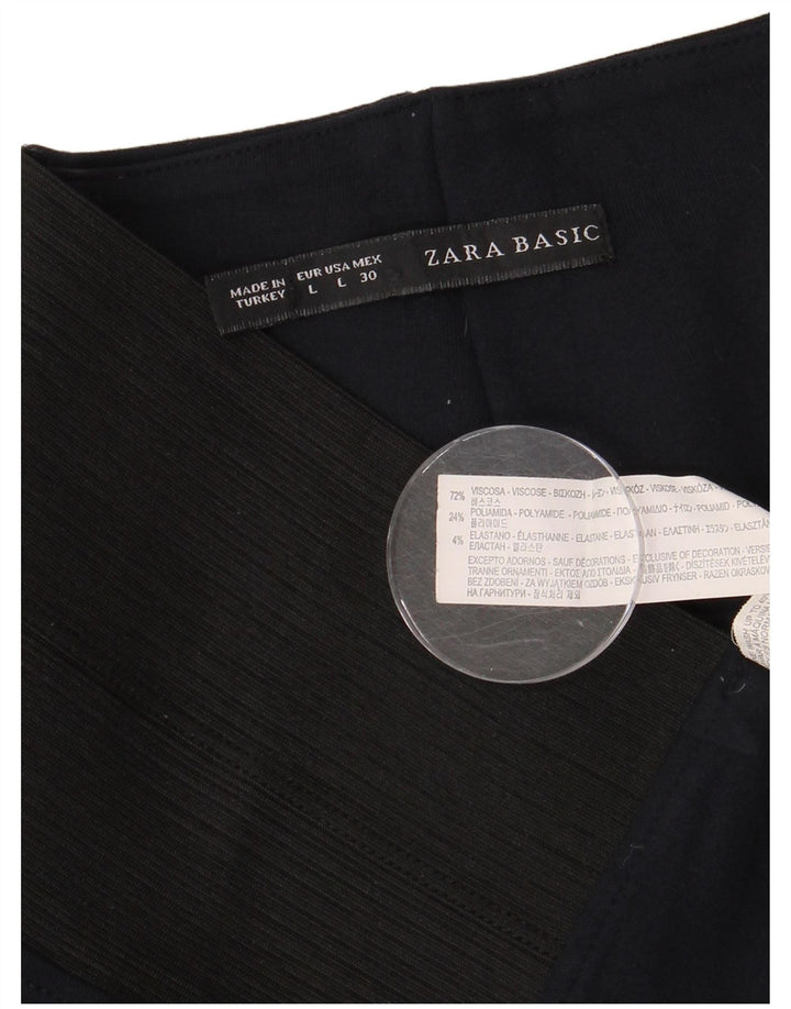 Leggings pentru femei Zara UK 14, mare, albastru marin, viscoză