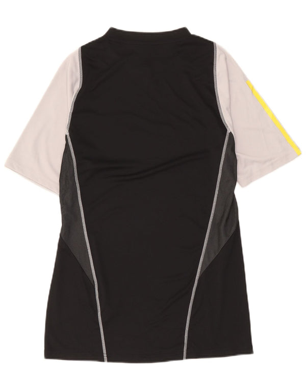 Adidas Mens Aeroready Slim Fit T-Shirt Top Small Black Colourblock