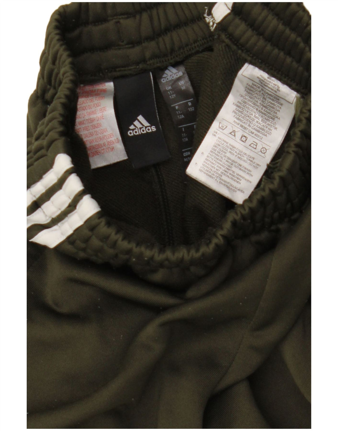 Pantaloni de trening ADIDAS Aeroready pentru băieți, 11-12 ani, color verde