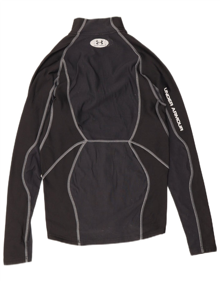 Top de trening Under Armour Cold Gear Graphic Pulover pentru bărbați, mediu negru