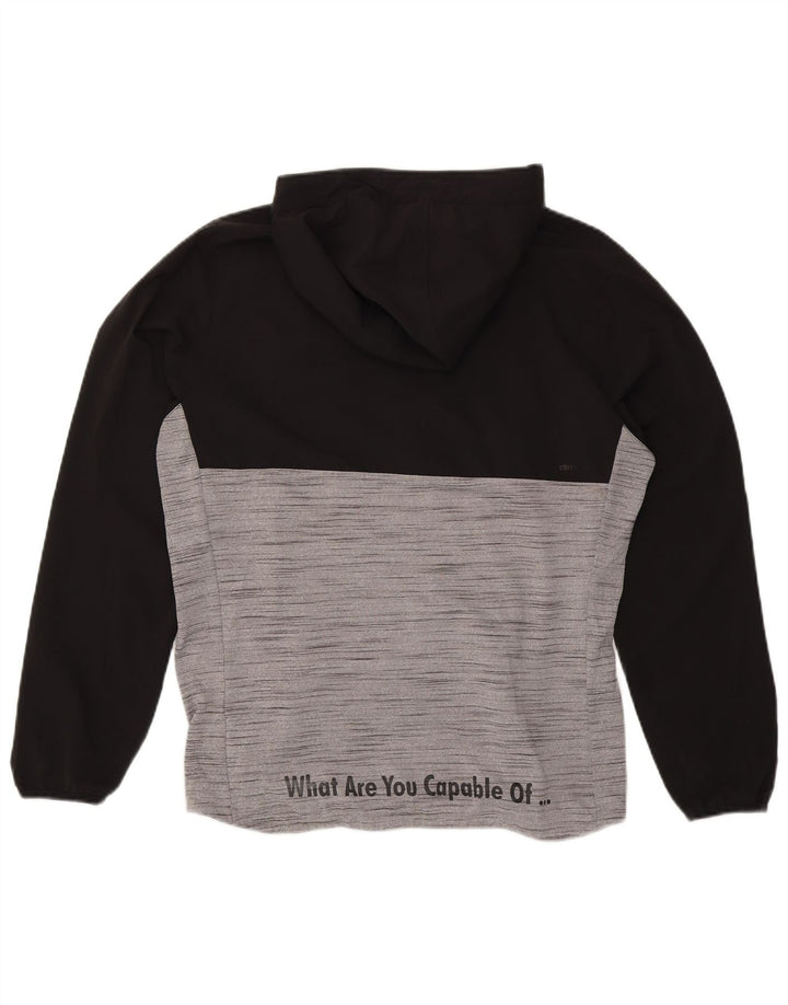 Pulover ADIDAS Climalite Graphic pentru bărbați, mediu negru, bloc de culoare