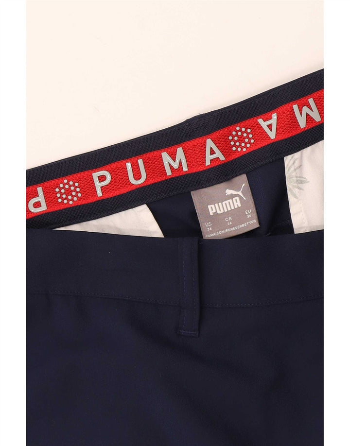 Pantaloni scurți chino pentru bărbați Puma W36 Large Bleumarin