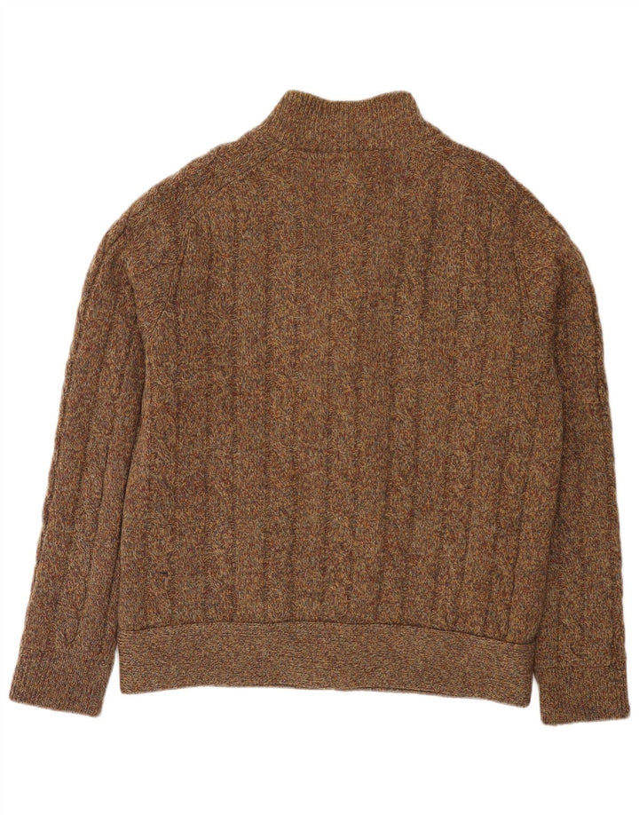 Pulover cardigan pentru bărbați Jeckerson, maro mare