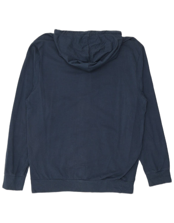 Pulover COVERI pentru bărbați, cu fermoar, bumbac, XL, albastru