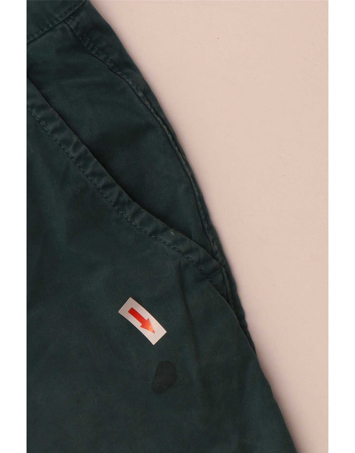 Pantaloni scurți Superdry Regular Chino W32 Bumbac verde mediu pentru bărbați