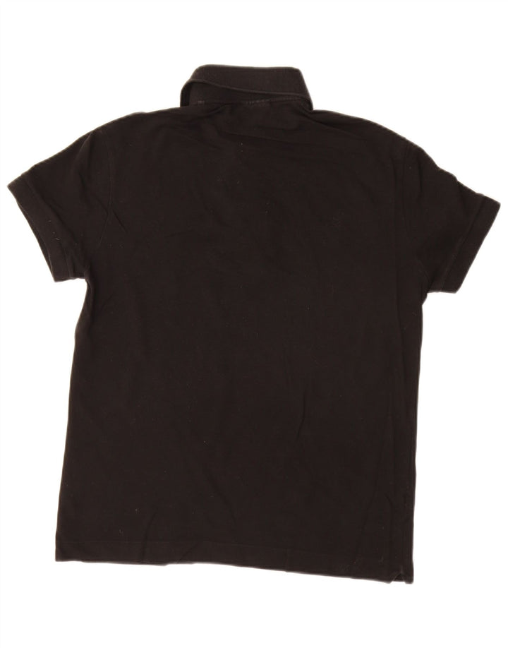 Tricou polo Lacoste pentru bărbați, mărimea 3, bumbac negru mic