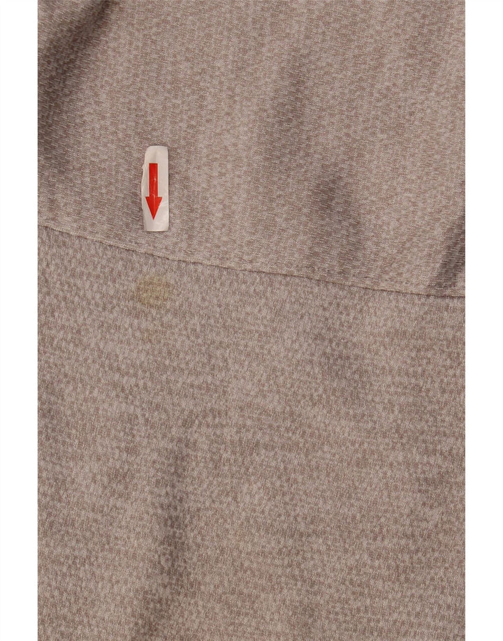 Pulover ADIDAS pentru bărbați, cu grafic, cu fermoar, cu gât, XL, poliester gri