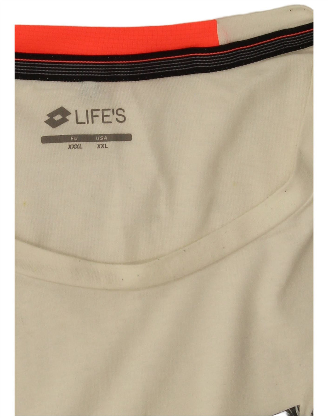 Vestă grafică pentru bărbați Lotto, 2XL, bumbac alb