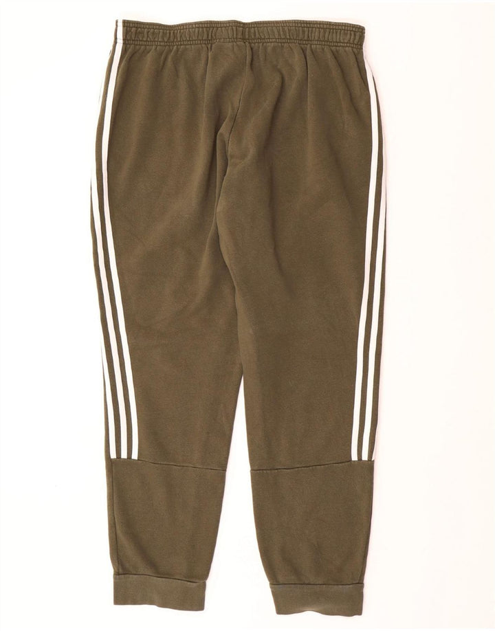 Pantaloni de trening pentru bărbați ADIDAS Pantaloni de jogging XL Kaki Bumbac