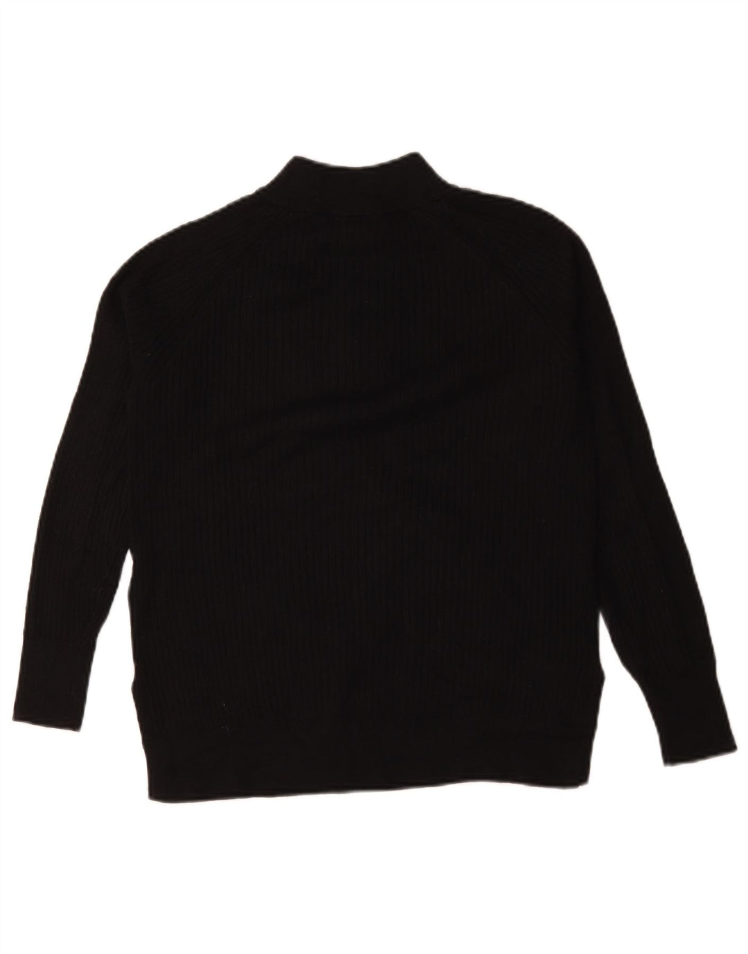 Pulover pentru femei Marks & Spencer supradimensionat cu fermoar și gât UK 6 XS Negru