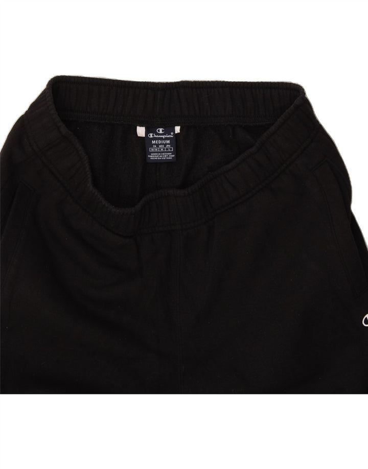 CHAMPION Mens Tracksuit Trousers Medium Black Vintage Champion and Second-Hand Champion from Messina Hembry 