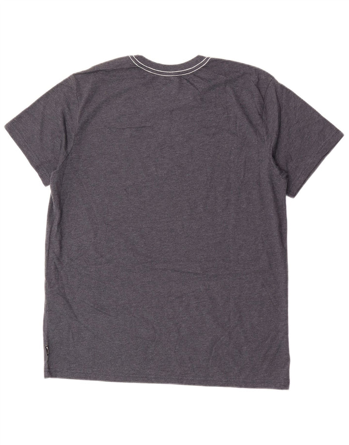 Tricou grafic pentru bărbați Billabong Top din bumbac gri mediu