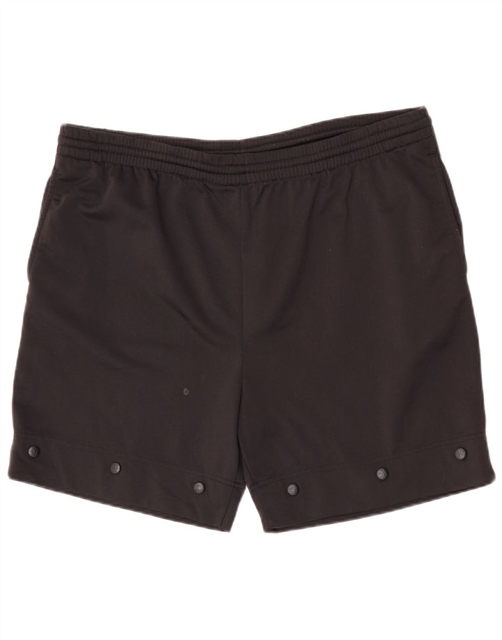 Pantaloni scurți de sport grafic Kappa pentru bărbați XL poliester negru