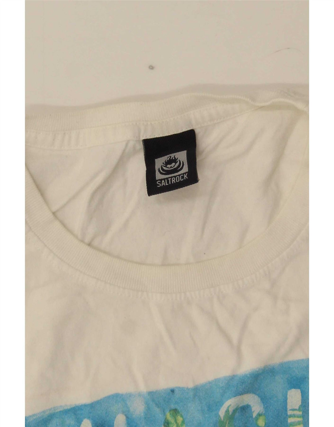 Tricou grafic pentru bărbați Saltrock Top Medium White Bumbac