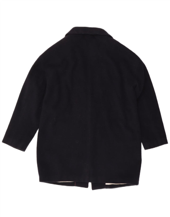 CREW CLOTHING Palton pentru femei UK 14 Mare Lână bleumarin