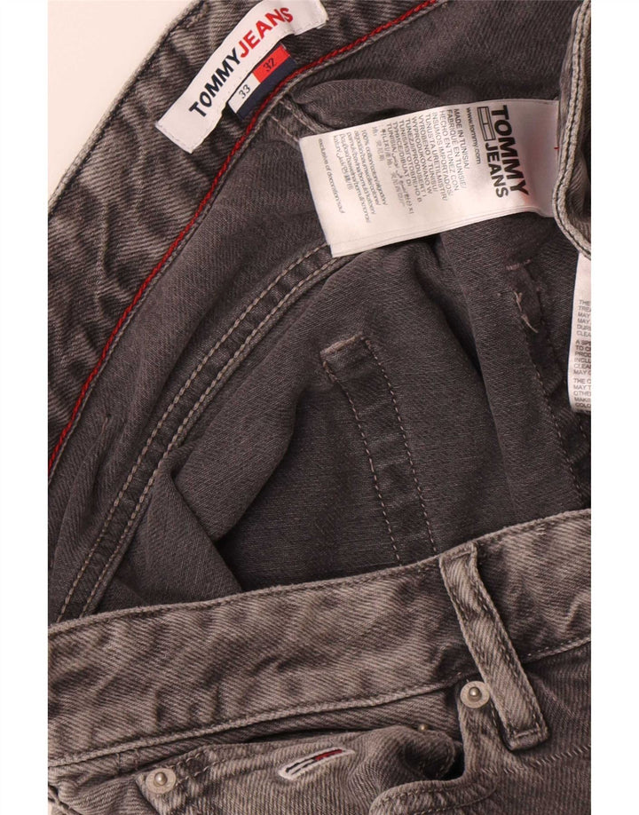 Blugi drepti pentru bărbați Tommy Hilfiger W33 L32 bumbac gri