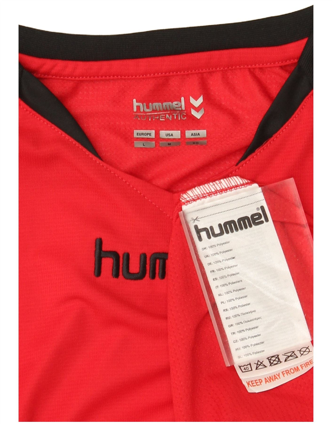 Tricou grafic pentru bărbați Hummel Top mare poliester roșu