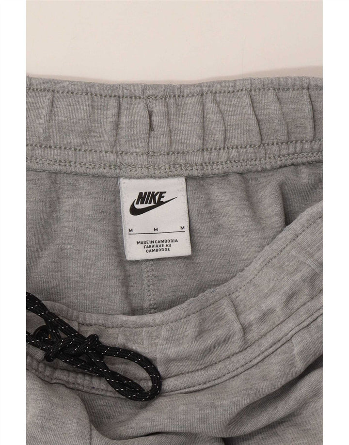 Pantaloni de trening pentru bărbați Nike Pantaloni de jogging, gri mediu, bumbac color bloc