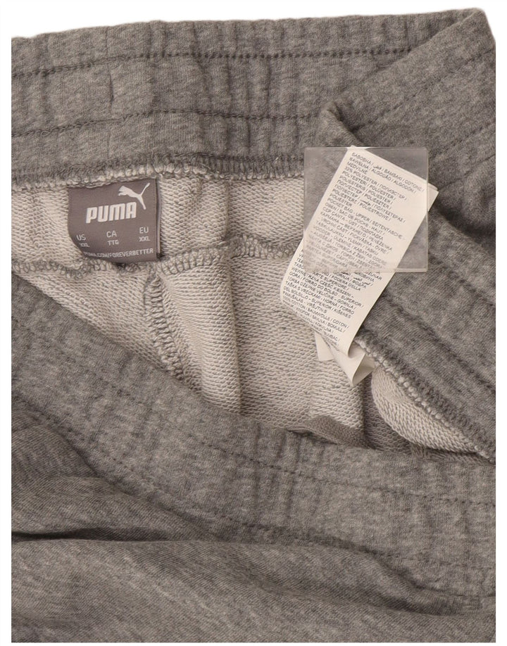 Pantaloni scurți sport pentru bărbați Puma 2XL bumbac gri