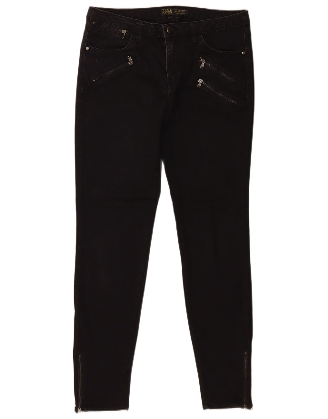 Blugi skinny pentru femei Zara EU 40 Medium W30 L28 Negri