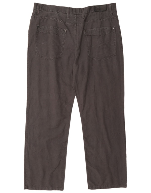 Marks & Spencer Pantaloni casual drepti pentru bărbați Blue Harbour W38 L31 gri