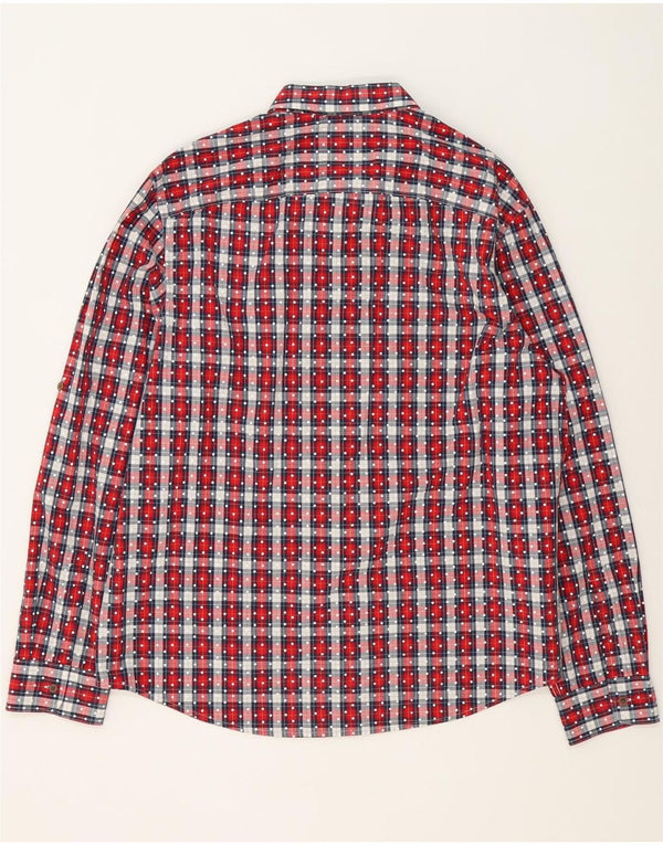 Cămașă pentru bărbați Penguin Heritage Slim Fit 2XL, bumbac roșu cu carouri