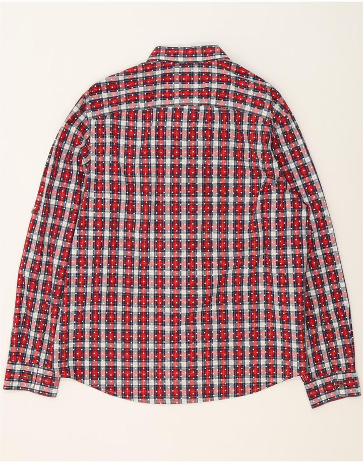 Cămașă pentru bărbați Penguin Heritage Slim Fit 2XL, bumbac roșu cu carouri