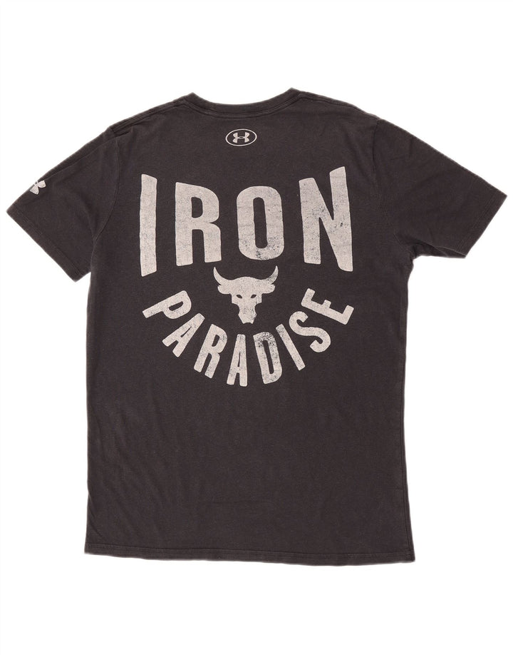 Tricou grafic pentru bărbați Under Armour Top Mediu Negru