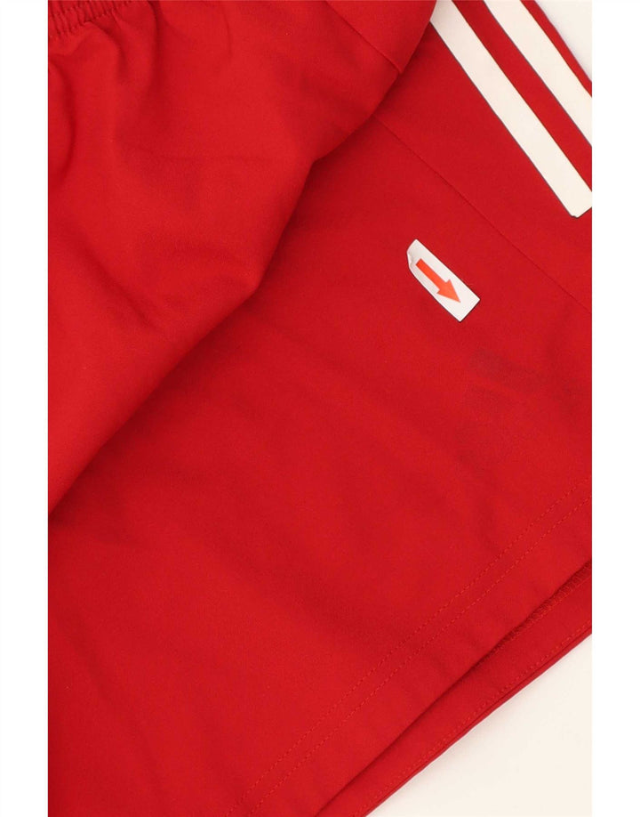 Pantaloni scurți sport pentru bărbați Adidas Prime Blue, poliester roșu mare
