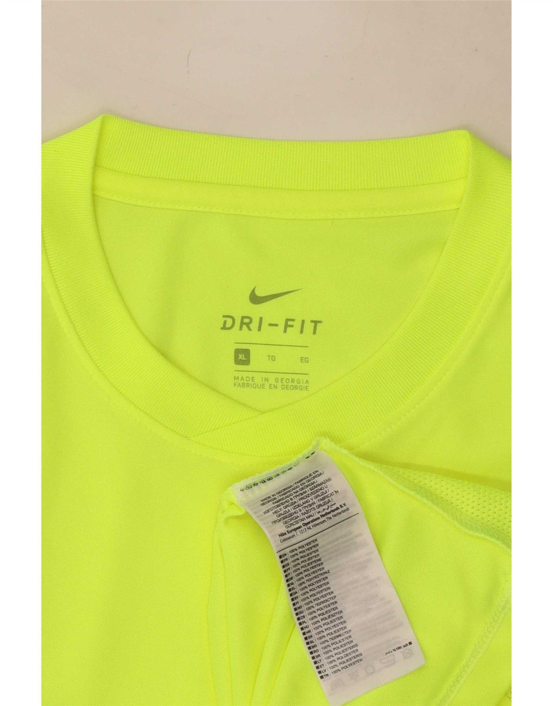 Tricou Nike Dri Fit pentru bărbați Top XL Poliester verde