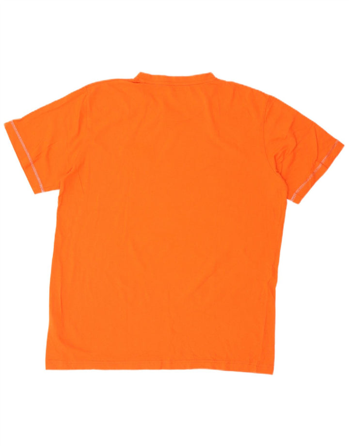 Tricou Bărbați Lotto Top 2XL Bumbac Portocaliu