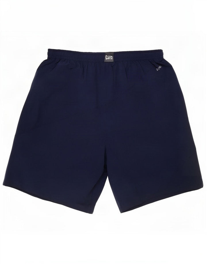 Pantaloni scurți sport Nike Dri Fit pentru bărbați, mari, albastru, poliester cu dungi