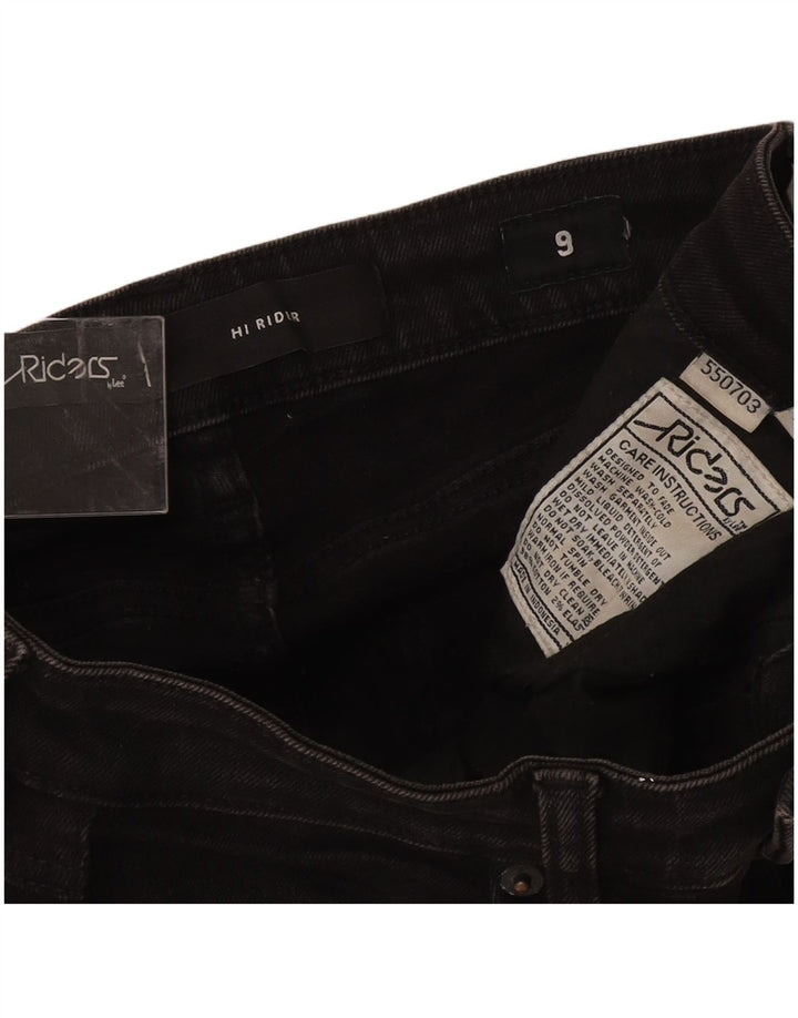 Blugi skinny LEE Riders pentru femei cu talie înaltă US 9 Medium W24 L27 Bumbac negru