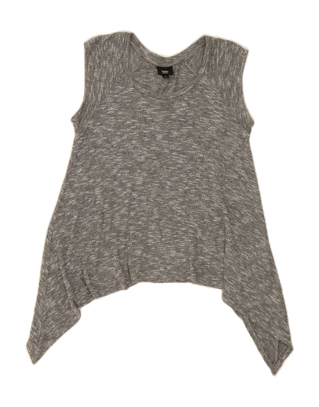 MOSSIMO Womens Sleeveless Tunic Top UK 10 Small Grey Flecked Vintage Mossimo and Second-Hand Mossimo from Messina Hembry 