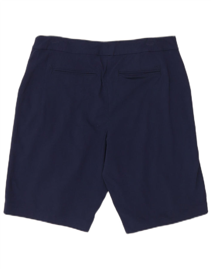 Pantaloni scurți chino Izod pentru femei US 12 Large W34 Bleumarin Rayon