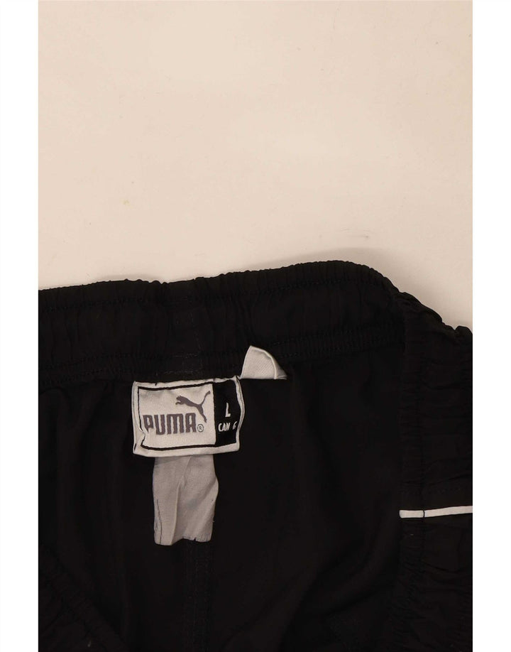 Pantaloni scurți sport Puma pentru bărbați, mari, negru, color block