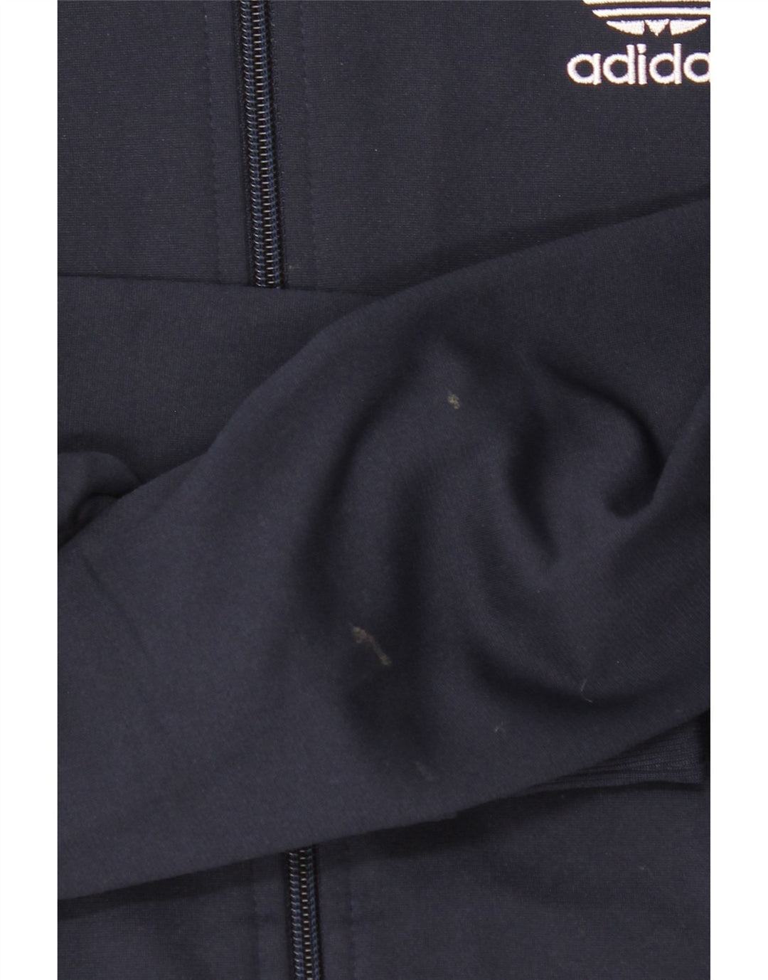 Jachetă de trening pentru băieți ADIDAS 13-14 ani, albastru bleumarin, color block