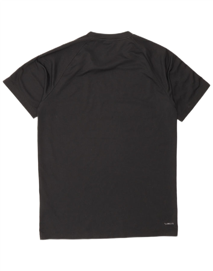 Tricou Adidas Climalite pentru bărbați Top Mediu Negru Poliester Sport