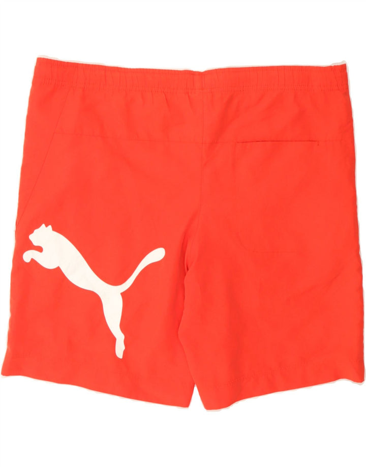 PUMA Mens Graphic Sport Shorts Large Red Vintage Puma and Second-Hand Puma from Messina Hembry 