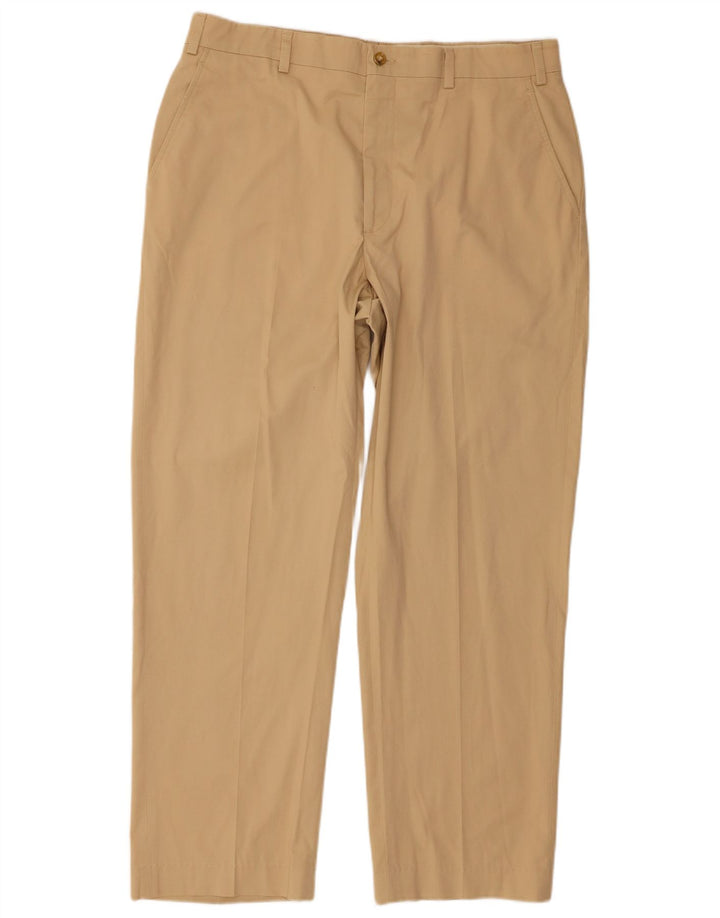 Pantaloni chino drepți pentru bărbați Orvis W36 L30 poliester bej