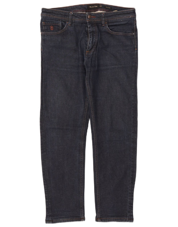 Massimo Dutti Blugi pentru bărbați slim EU 42 Large W32 L28 Bleumarin Bumbac