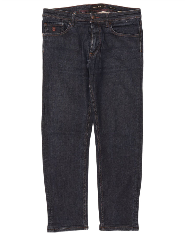 Massimo Dutti Blugi pentru bărbați slim EU 42 Large W32 L28 Bleumarin Bumbac