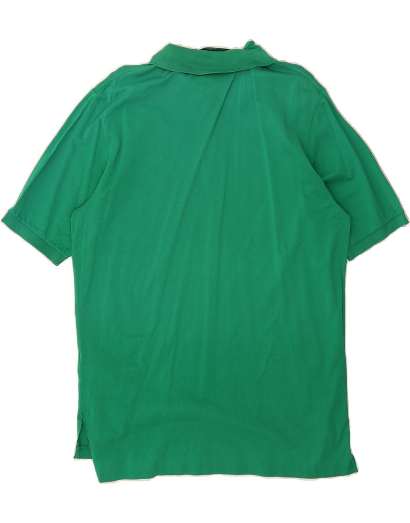 RALPH LAUREN Mens Polo Shirt Large Green Cotton Vintage Ralph Lauren and Second-Hand Ralph Lauren from Messina Hembry 